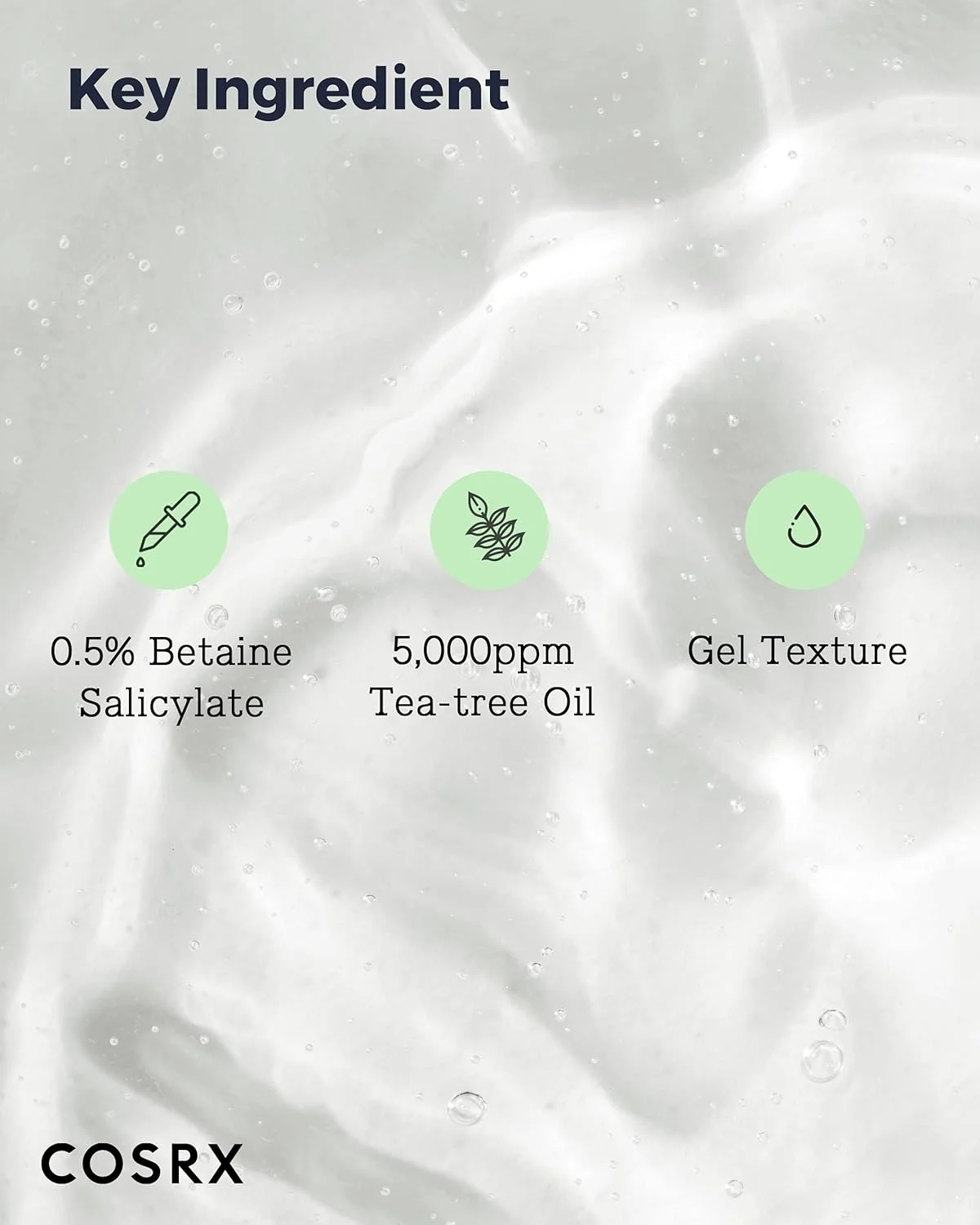 ژل شستشوی صورت ملایم صبحگاهی COSRX با pH پایین، حجم 50 میلی لیتر | مناسب برای مسافرت، مورد تایید TSA | مراقبت از پوست کره‌ای برای پوست مستعد جوش، متعادل کننده PH، درمان جوش و آکنه