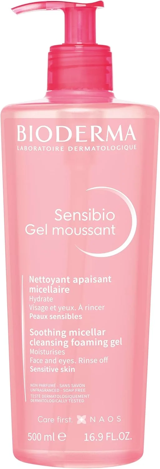 ژل شستشوی فومی التیام بخش بایودرما Sensibio مناسب پوست حساس، 500 میلی لیتر ژل شستشوی فومی التیام بخش بایودرما Sensibio مناسب پوست حساس، 500 میلی لیتر
