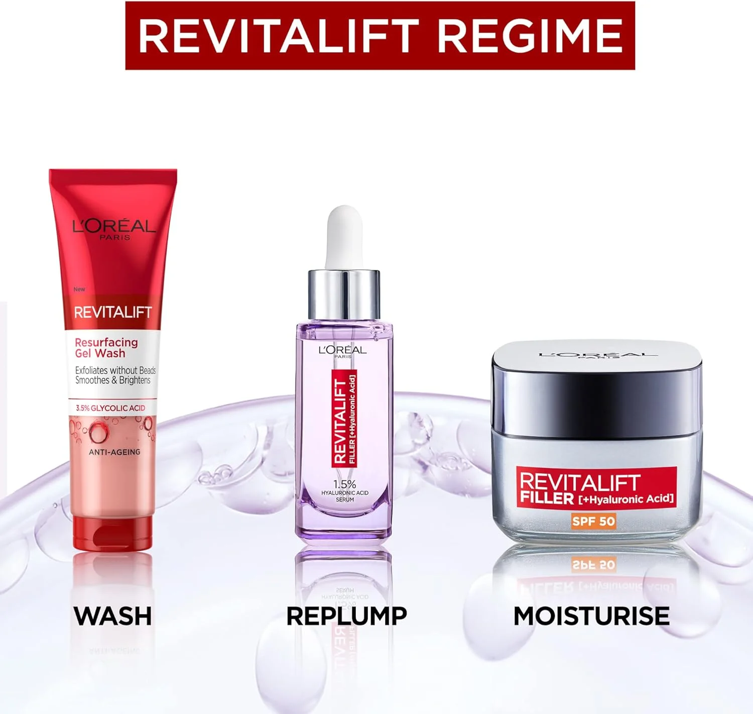 ژل شستشوی صورت گلیکولیک اسید 3.5% لورآل پاریس، ژل شستشوی بازسازی کننده Revitalift Glycolic، لایه برداری ملایم برای صاف و روشن کردن پوست - 150 میلی لیتر ژل شستشوی صورت گلیکولیک اسید 3.5% لورآل پاریس، ژل شستشوی بازسازی کننده Revitalift Glycolic، لایه برداری ملایم برای صاف و روشن کردن پوست - 150 میلی لیتر