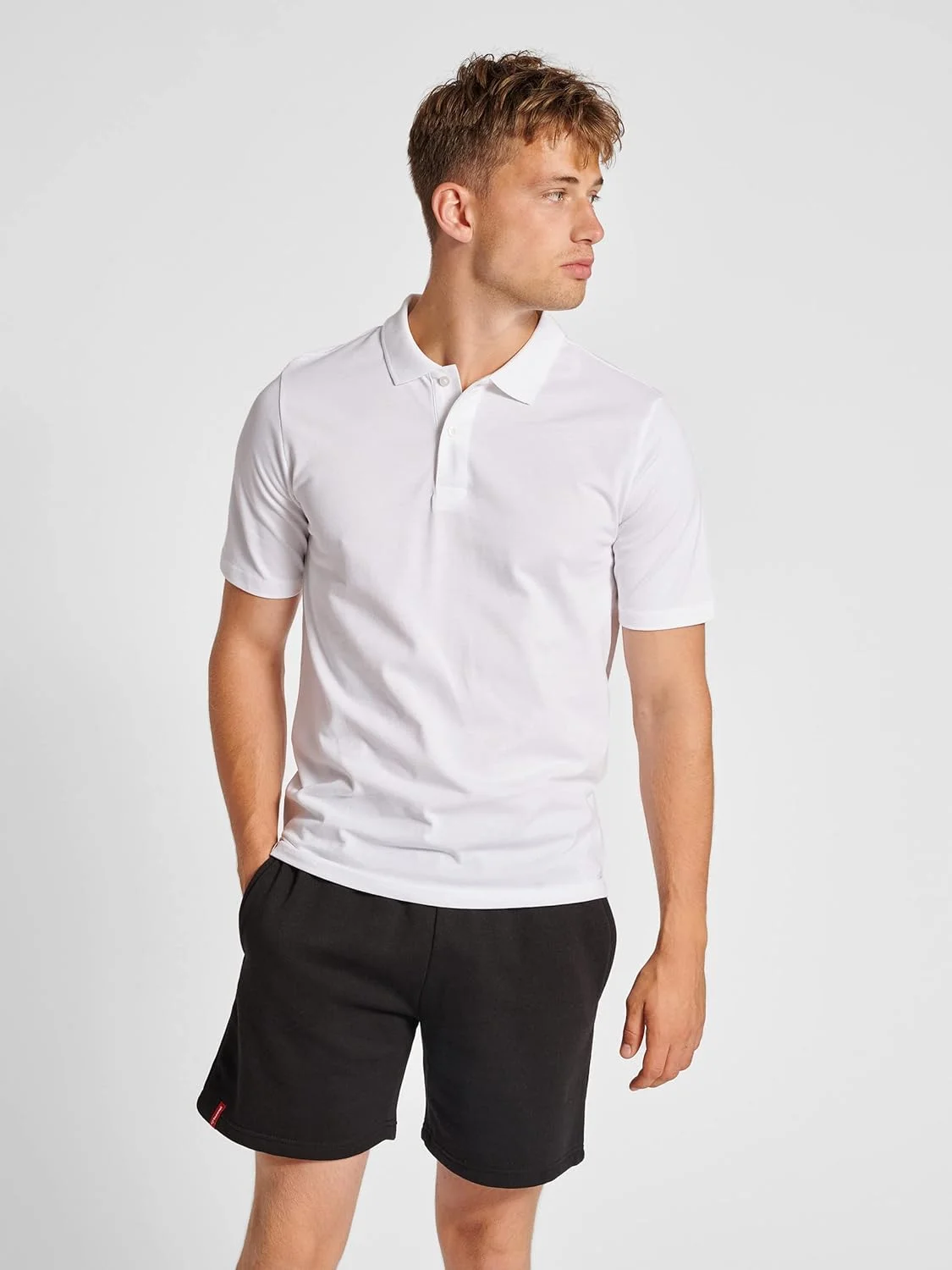 تی شرت پولو کلاسیک مردانه هومل مدل Hmlred