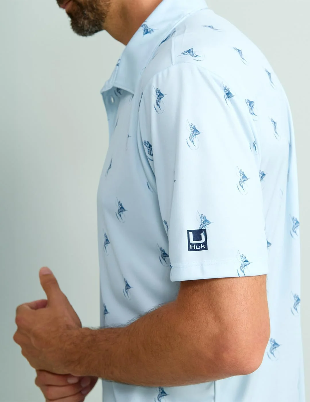 پولوشرت آستین کوتاه مردانه HUK با طرح Pursuit، عملکرد عالی