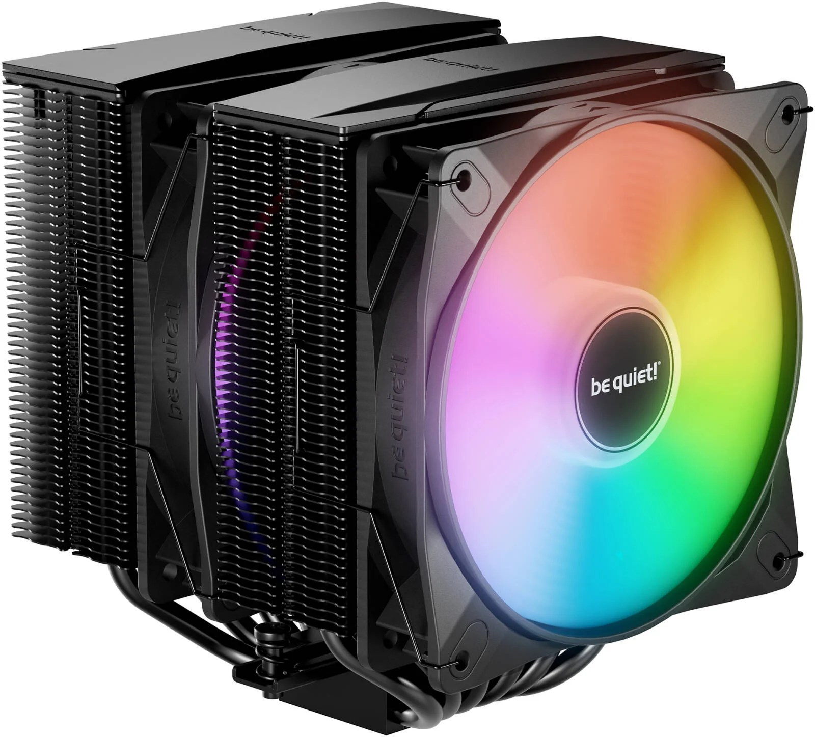 خنک کننده پردازنده بی کوایت! مدل Pure Rock Pro 3 LX، فن 120 میلی متری Light Wings LX، سرعت 2000 دور در دقیقه، جریان هوای 61.8 CFM، تکنولوژی بلبرینگ Rifle، دارای 6 لوله حرارتی 6 میلی متری با کارایی بالا با پایه نیکل اندود، مشکی | BK043