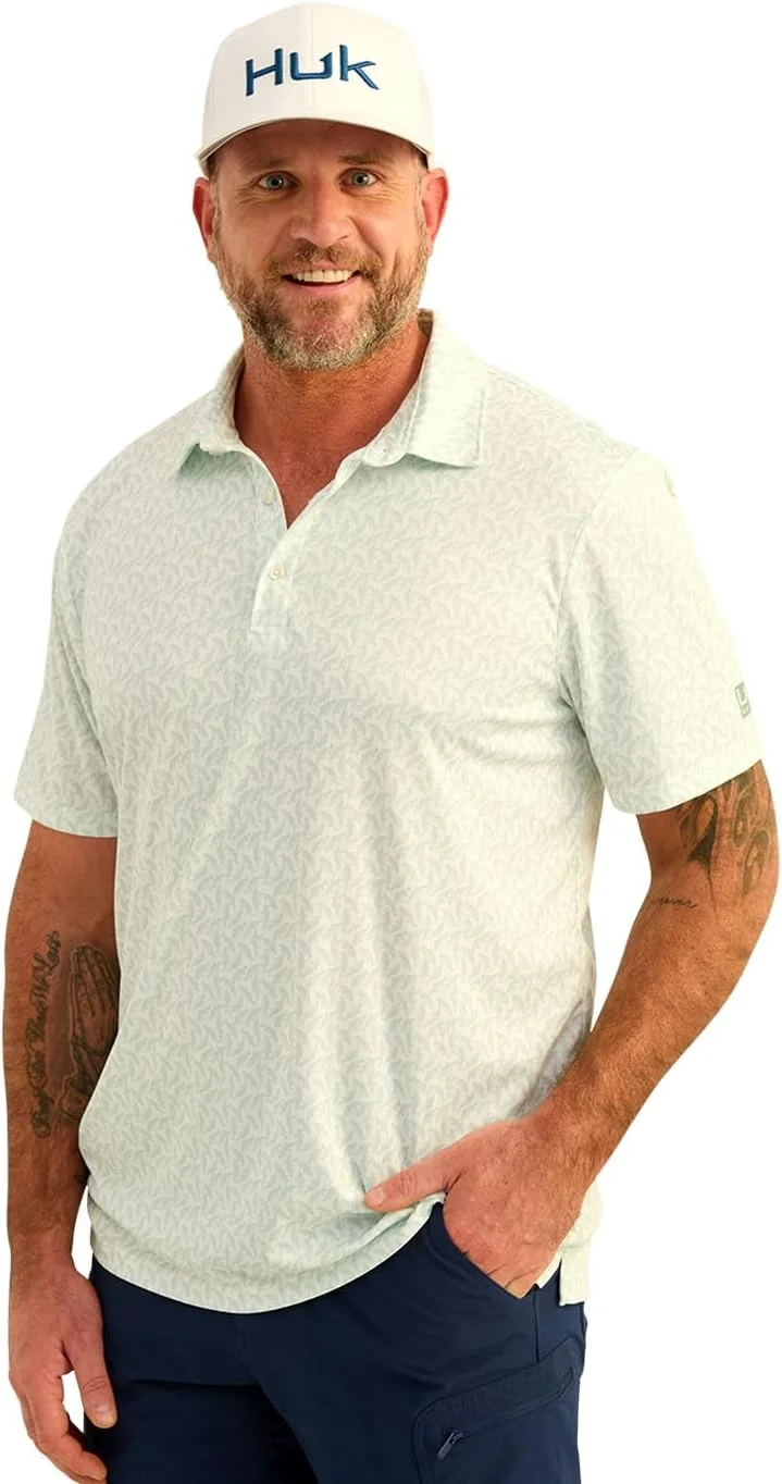 پولوشرت مردانه HUK Pursuit Pattern، پولوشرت آستین کوتاه با عملکرد بالا