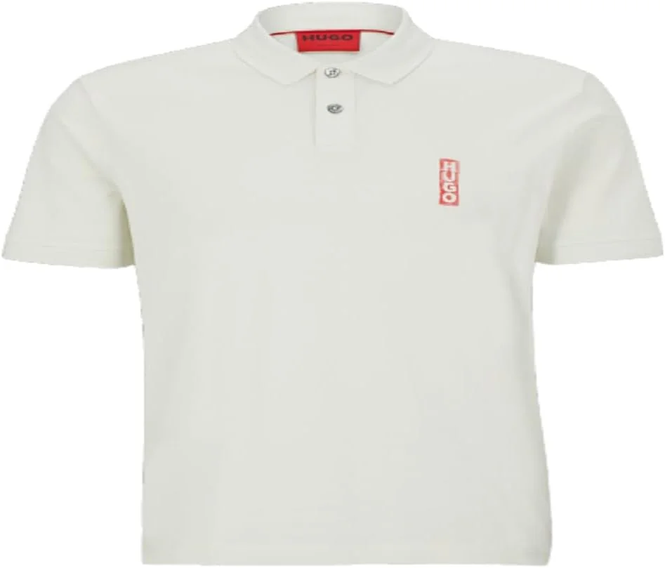 پولوشرت مردانه هوگو با لوگوی بلوک