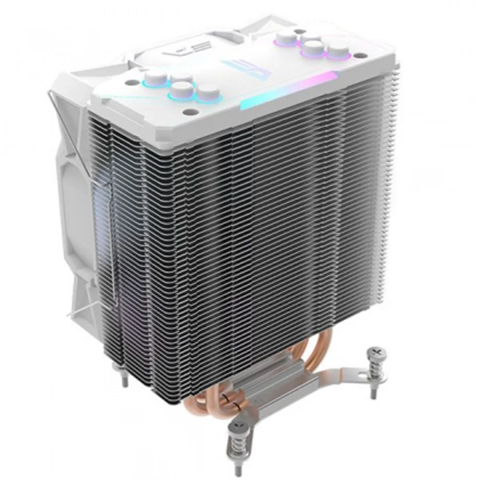 خنک کننده پردازنده DarkFlash Aigo Ellsworth S11 Pro Tower، خنک کننده فن پردازنده aRGB (اینتل و AMD)، سفید | S11-PRO خنک کننده پردازنده DarkFlash Aigo Ellsworth S11 Pro Tower، خنک کننده فن پردازنده aRGB (اینتل و AMD)، سفید | S11-PRO