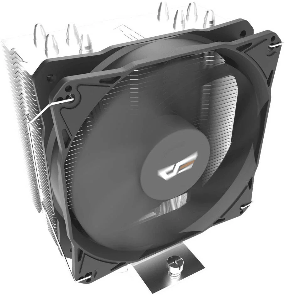 خنک کننده پردازنده بادی دارک فلش Storm Z4 aRGB، سرعت فن 1400 دور در دقیقه، جریان هوای فن 52.1 CFM، بلبرینگ هیدرولیک، سطح نویز 22.3dBA، لوله های حرارتی مسی، ارتفاع 155 میلی متر، مشکی | STORM-Z4