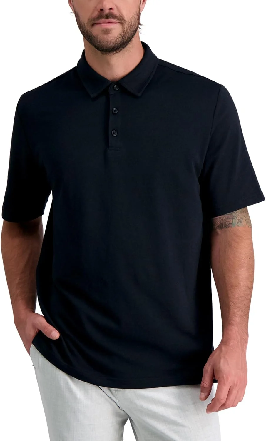 پولوشرت آستین کوتاه کشی مردانه هاگر