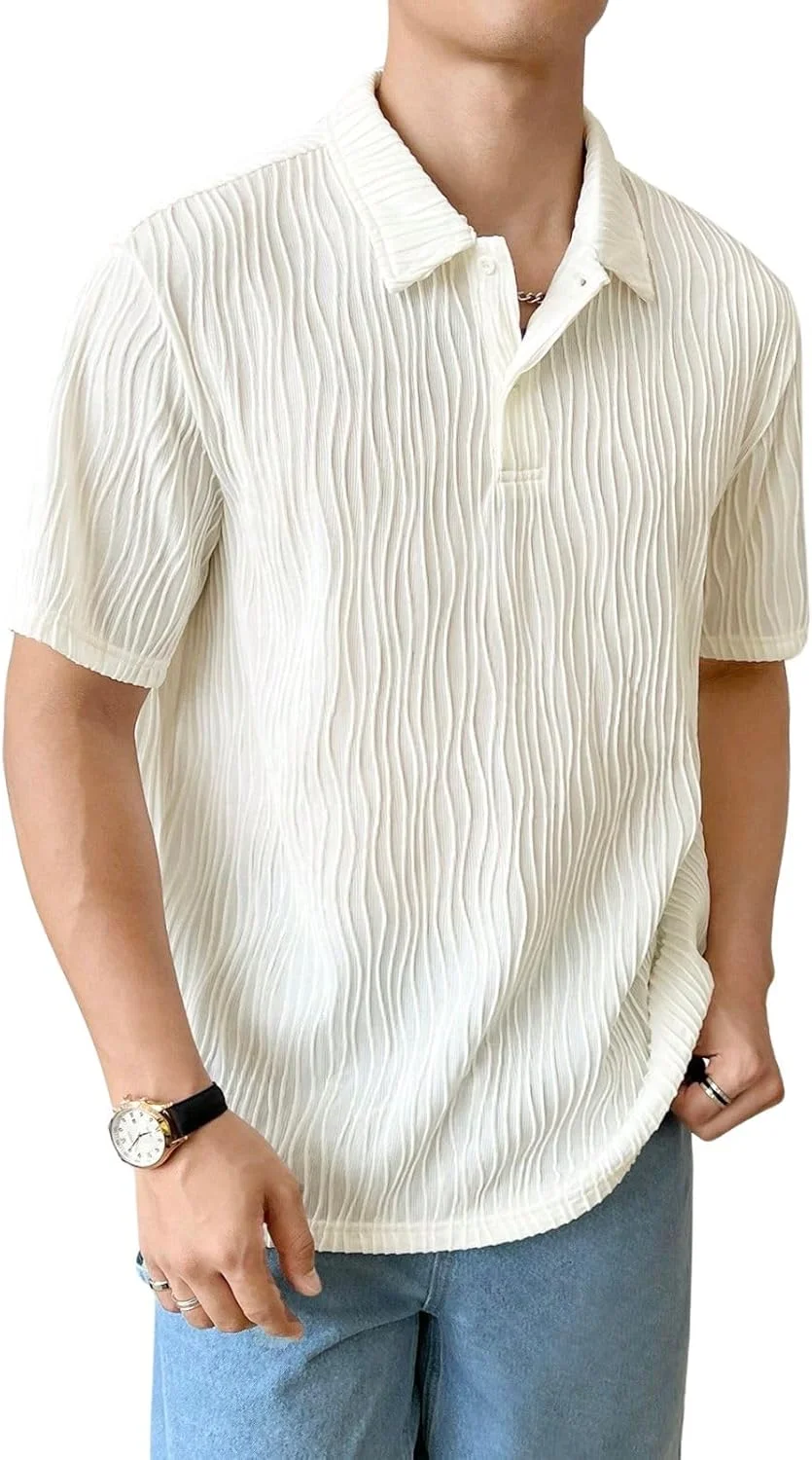 تی شرت مردانه ساده با برش معمولی GRECIILOOKS