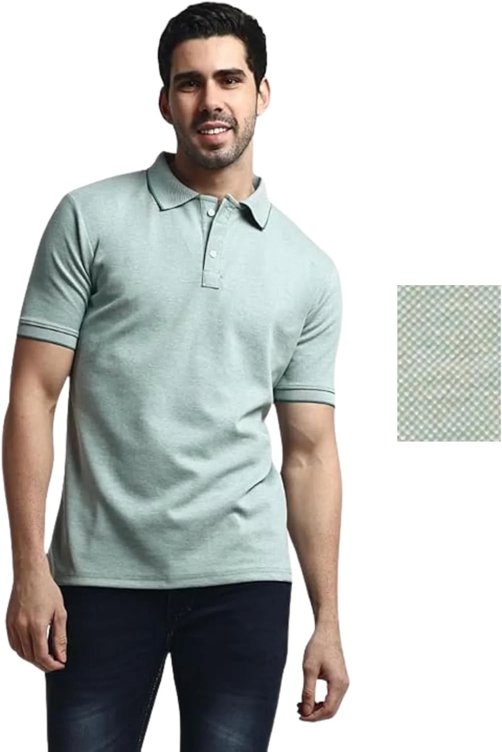 تی‌شرت مردانه ساده با برش معمولی GRECIILOOKS