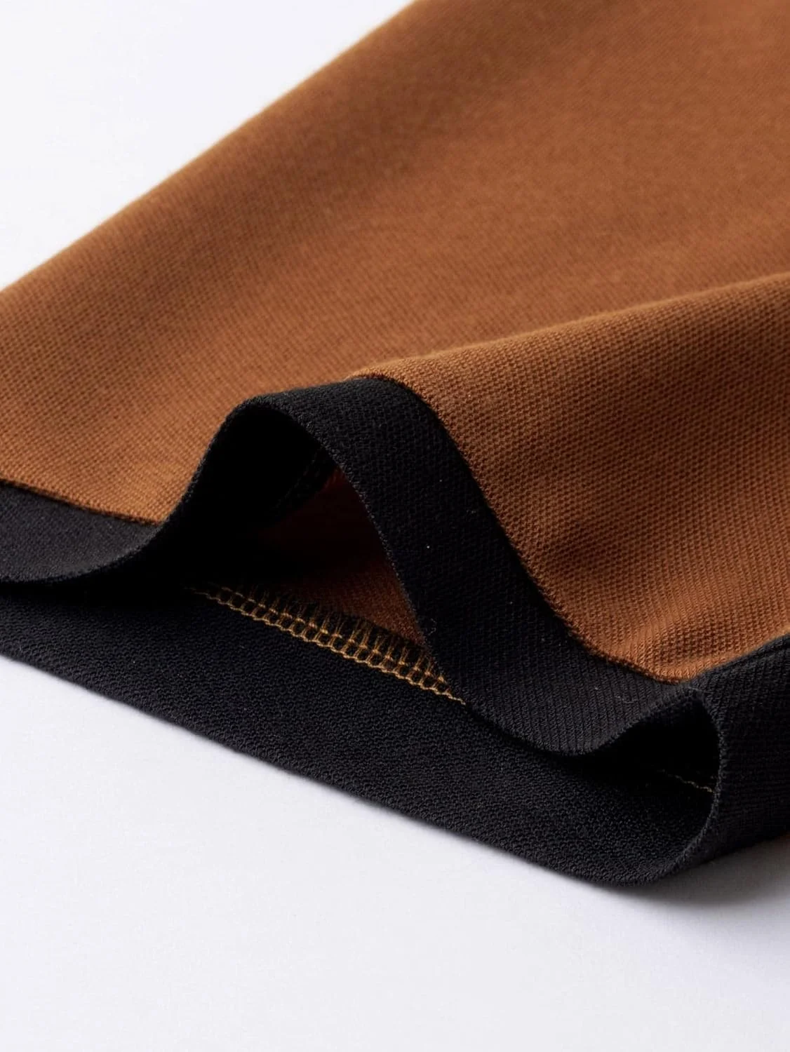 پولوشرت آستین کوتاه مردانه GORGLITTER با طرح بال، مدل کلاسیک و غیررسمی، قهوه ای سایز M