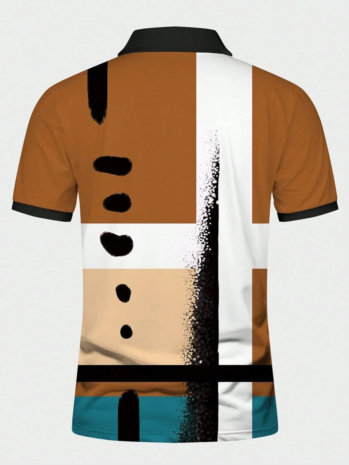 پولوشرت آستین کوتاه مردانه یقه رنگی گورگلیتر