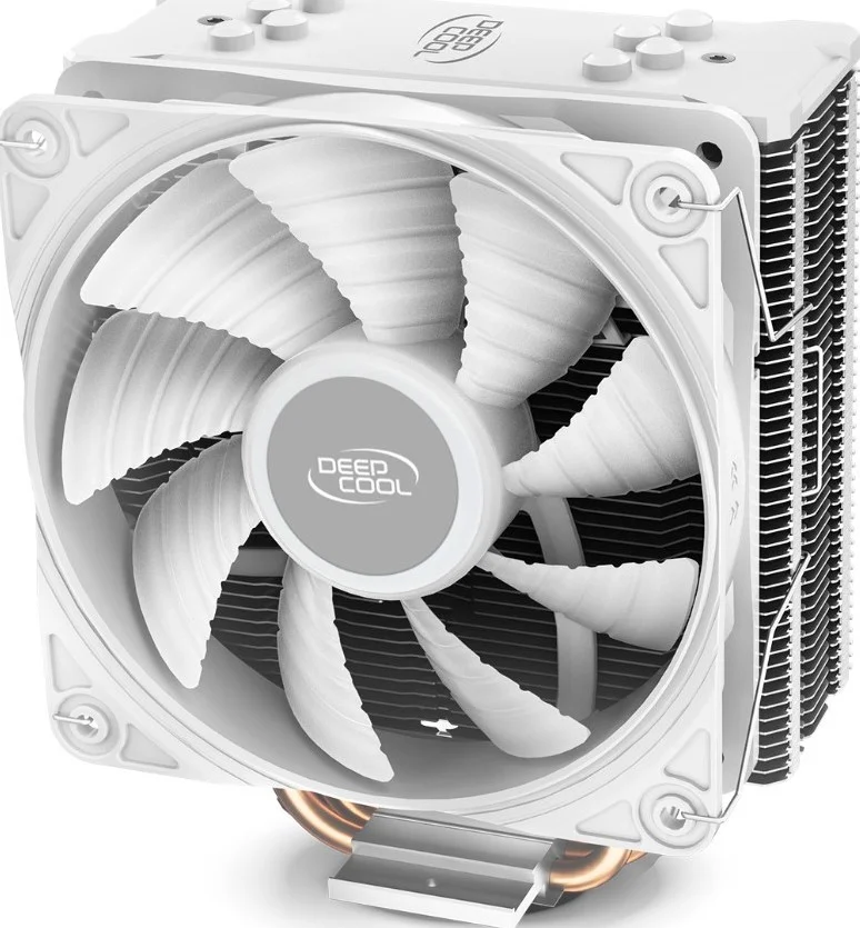 خنک کننده پردازنده بادی دیپ کول GAMMAXX GTE V2 سفید 120MM PWM، سازگار با LGA 1700 I DP-MCH4-GMX-GTE-V2WH