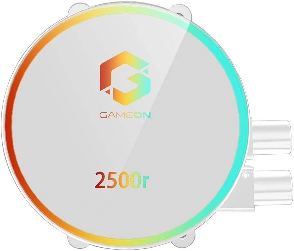 خنک کننده مایع پردازنده GAMEON Tupolev 120mm، RGB، سفید | G0-120TUPOLEV