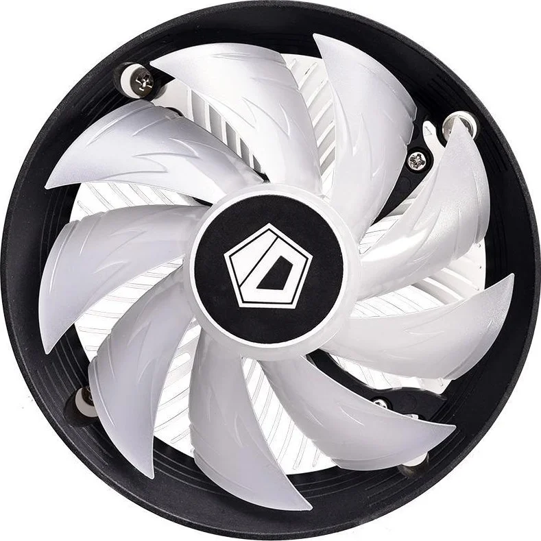 نورپردازی LED رنگین کمانی ID-COOLING DK-03i، برای خنک کننده پردازنده اینتل LGA1150/1151/1155/1156 100W، فن PWM با جریان هوای بزرگ 120 میلی متری و هیت سینک آلومینیومی با عملکرد خنک کننده بالا