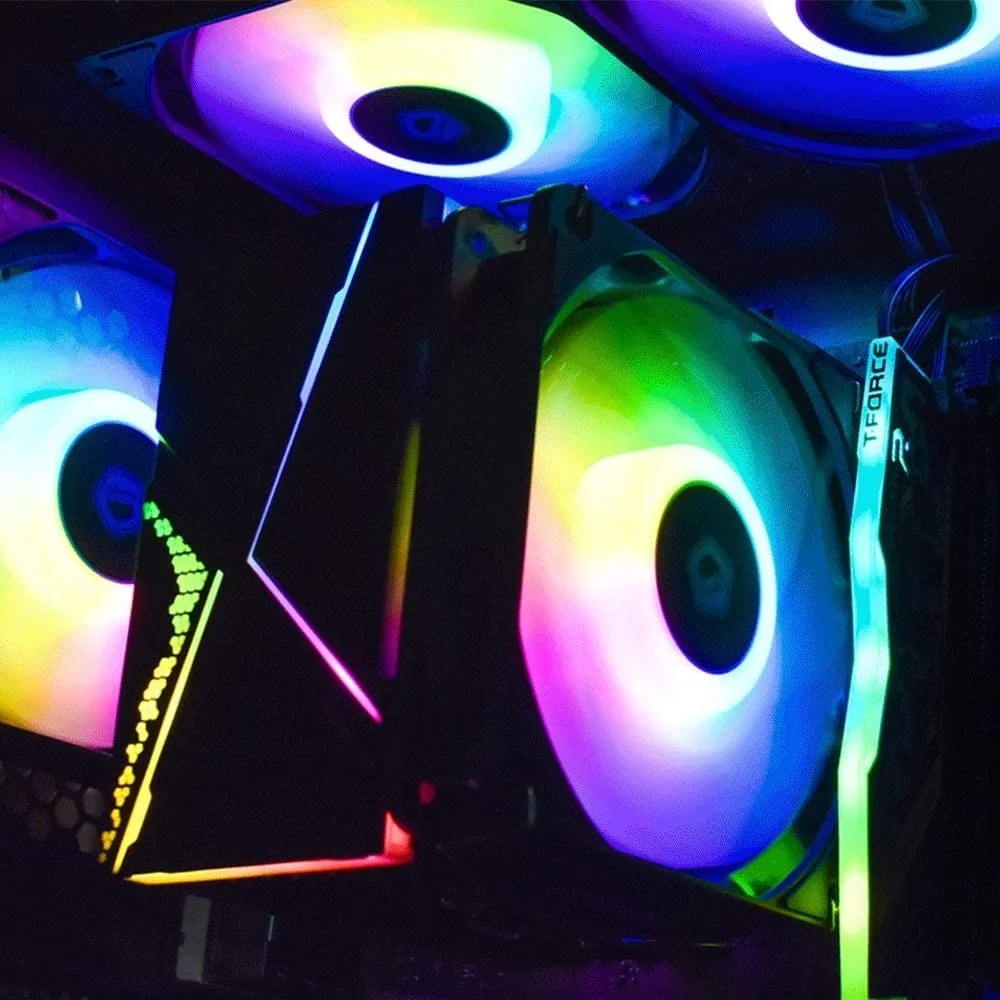 خنک کننده پردازنده ID-COOLING SE-234-ARGB، خنک کننده پردازنده AM4، خنک کننده RGB 5 ولت قابل آدرس دهی، 4 لوله حرارتی، فن PWM 120 میلی متری، Intel/AMD | ID-CPU-SE-234-ARGB