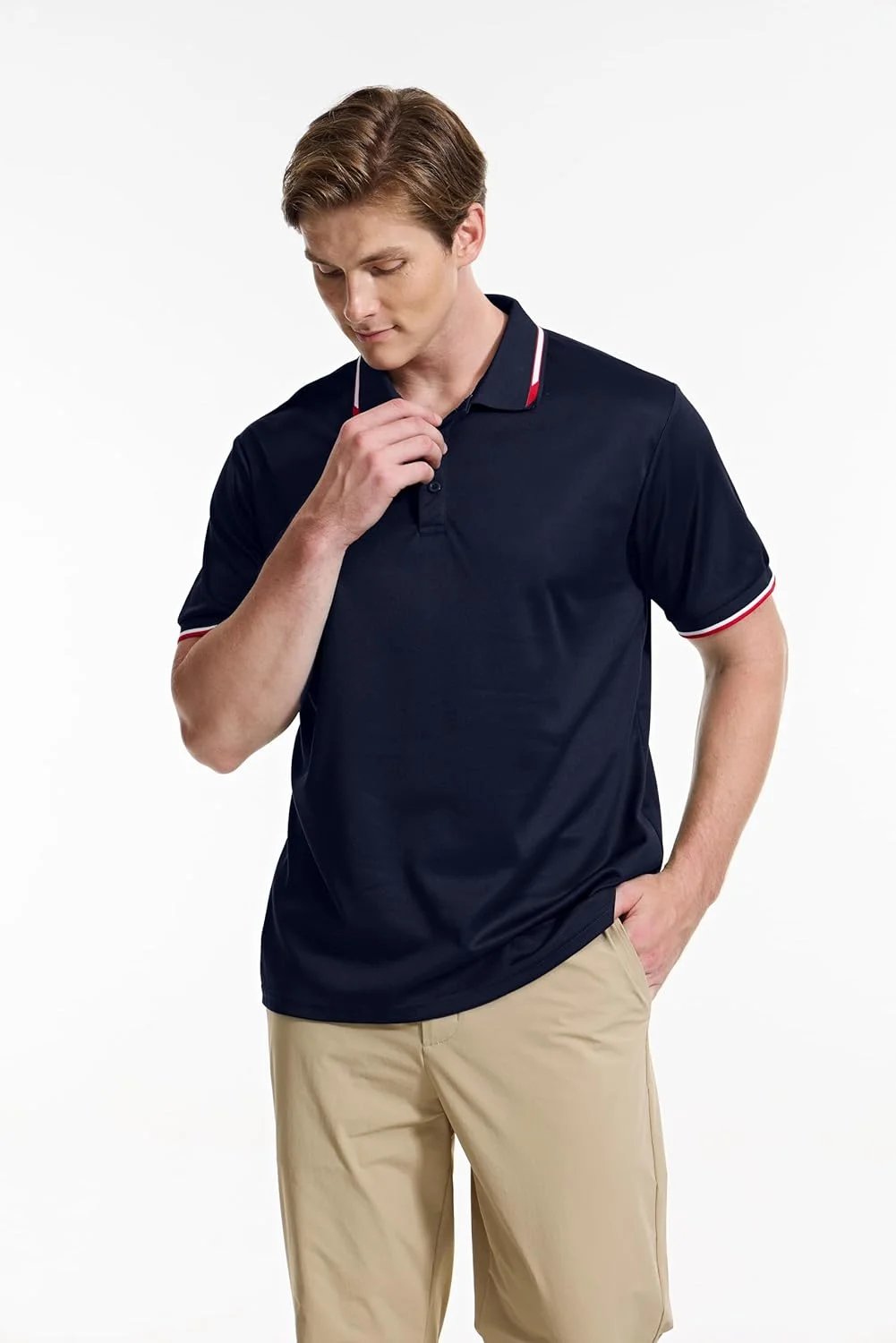 ست ۵ عددی پولوشرت مردانه تنفسی رطوبت گیر مناسب کار، ورزش، گلف، تاپ های مردانه غیر رسمی آستین کوتاه ست ۵ عددی پولوشرت مردانه تنفسی رطوبت گیر مناسب کار، ورزش، گلف، تاپ های مردانه غیر رسمی آستین کوتاه