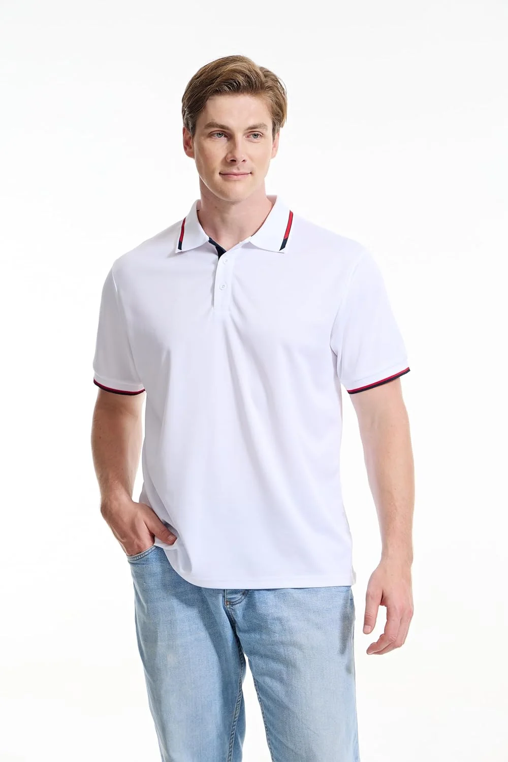 ست ۵ عددی پولوشرت مردانه تنفسی رطوبت گیر مناسب کار، ورزش، گلف، تاپ های مردانه غیر رسمی آستین کوتاه ست ۵ عددی پولوشرت مردانه تنفسی رطوبت گیر مناسب کار، ورزش، گلف، تاپ های مردانه غیر رسمی آستین کوتاه