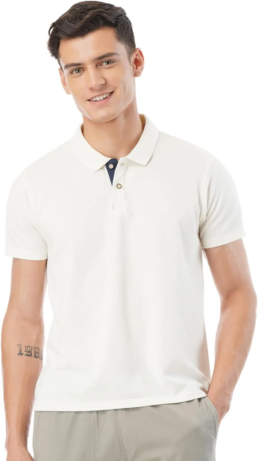 پولوشرت مردانه ساده و راسته فایتر (FYLSS23MP-005)