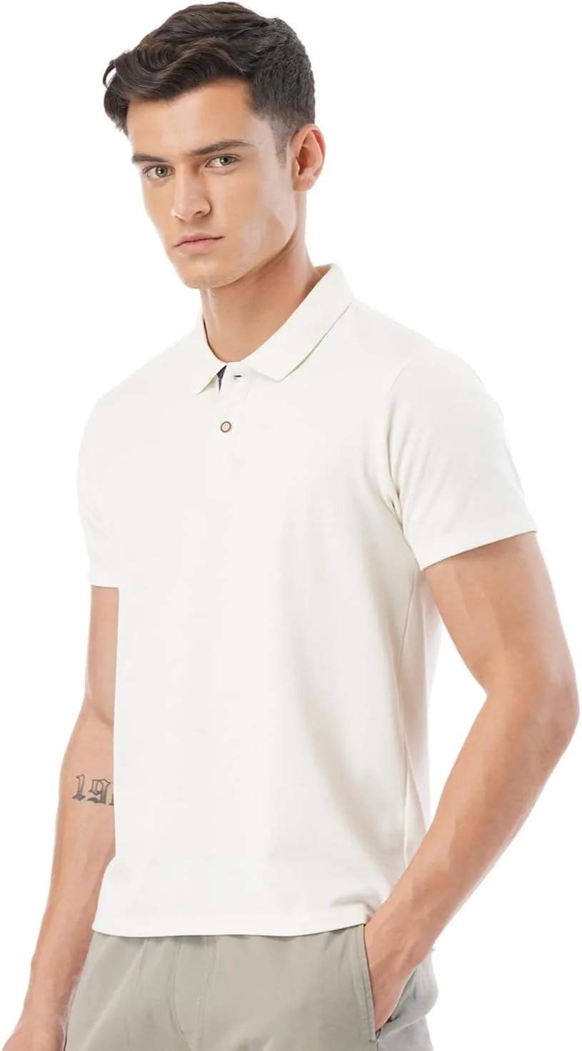 پولوشرت مردانه ساده و راسته فایتر (FYLSS23MP-005)