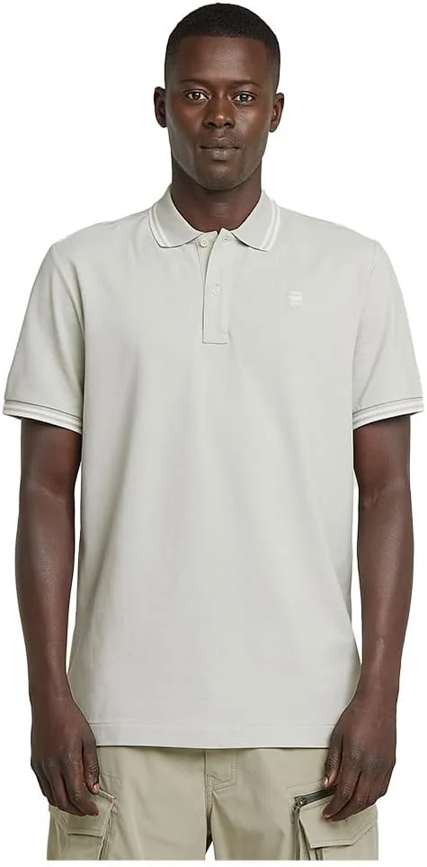 پولوشرت آستین کوتاه مردانه جی استار مدل Dunda Slim Stripe