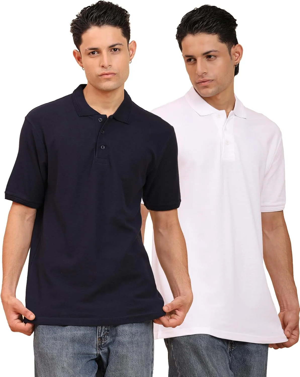 تی‌شرت پولو مردانه با برش کلاسیک | نرم، تنفس‌پذیر و مناسب استایل کژوال | تیشرت یقه دار آستین کوتاه با کیفیت