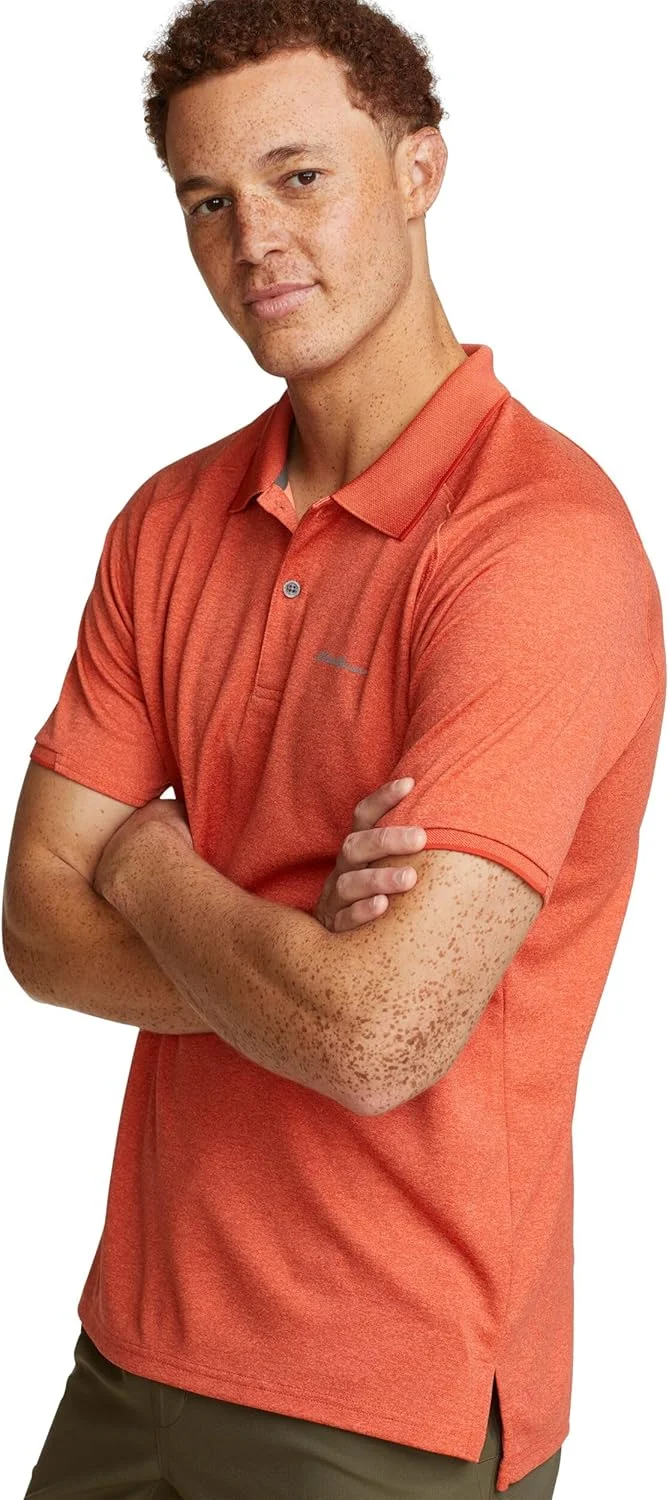 پولوشرت آستین کوتاه مردانه ادی باور مدل Resolution Pro 2.0، نارنگی