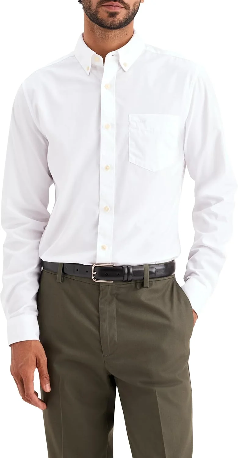 پیراهن مردانه داکرز مدل Signature Stain Def Slim