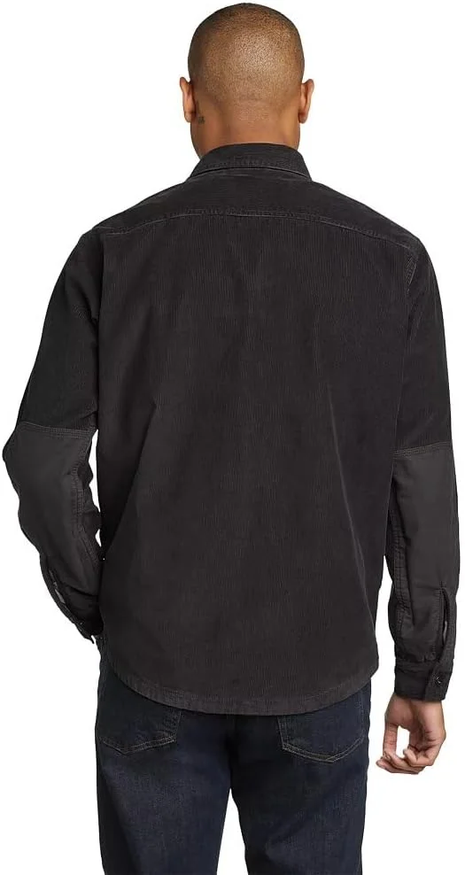 پیراهن مردانه دکمه دار آستین بلند Eddie Bauer مدل Faultline Cord کلاسیک