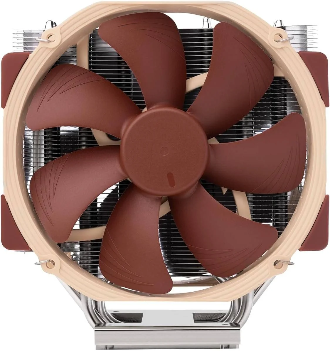 خنک کننده پردازنده Noctua NH-U14S TR5-SP6 با کیفیت عالی، 140 میلیمتری، سوکت AMD sTR5 & SP6، 6 لوله حرارتی، سرعت فن 1500 دور در دقیقه، جریان هوا 140.2 متر مکعب در ساعت، قهوهای | NH-U14S TR5-SP6 - تصویر 2 خنک کننده پردازنده Noctua NH-U14S TR5-SP6 با کیفیت عالی، 140 میلیمتری، سوکت AMD sTR5 & SP6، 6 لوله حرارتی، سرعت فن 1500 دور در دقیقه، جریان هوا 140.2 متر مکعب در ساعت، قهوهای | NH-U14S TR5-SP6 - تصویر 2