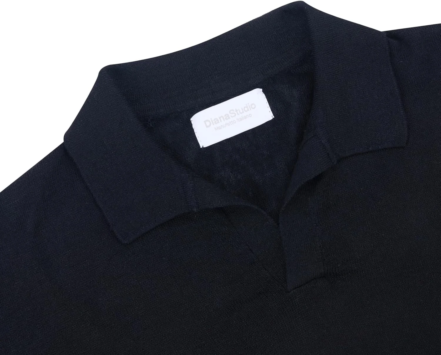 پولوشرت مردانه، 100% لینن (کتان)، رنگ ثابت، ساخت ایتالیا