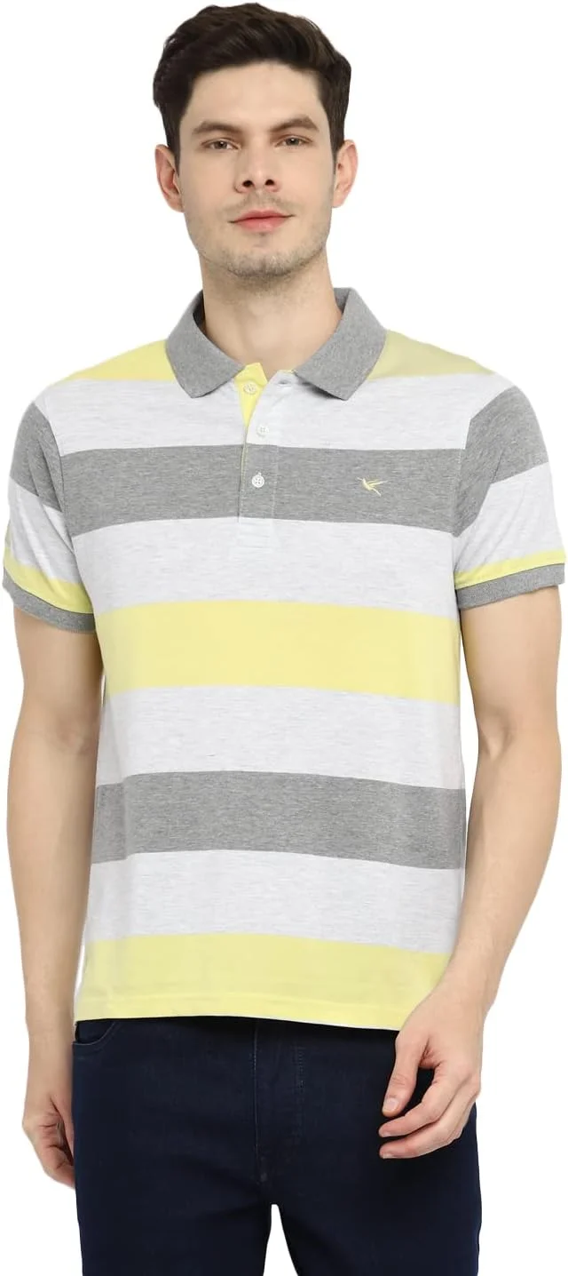 تی شرت های پولو راه راه مردانه DeniKlo