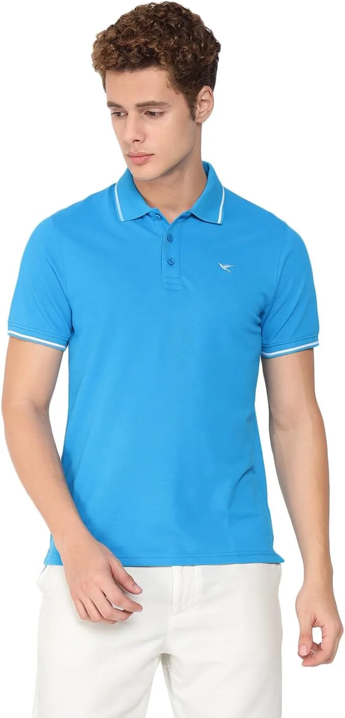 تی‌شرت پولو مردانه دنیکلو با پارچه پیکه رطوبت‌گیر