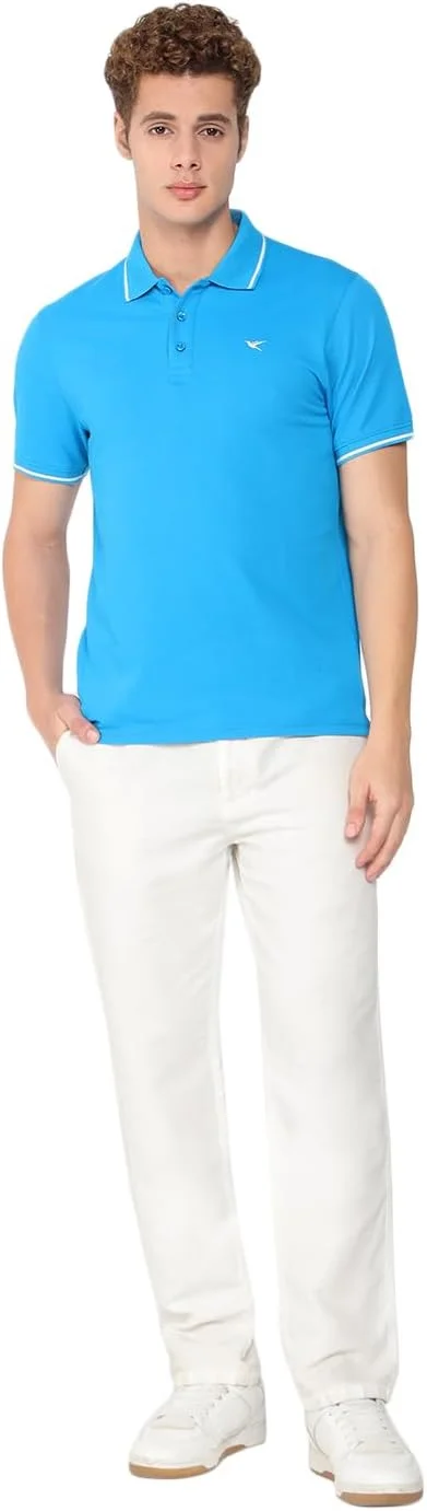 تی‌شرت پولو مردانه دنیکلو با پارچه پیکه رطوبت‌گیر