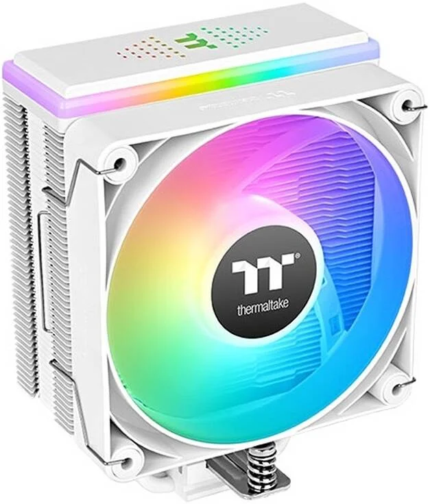 خنک کننده پردازنده تک برج Thermaltake ASTRIA 200 ARGB Lighting، سازگار با جدیدترین پردازنده های Intel LGA 1700 و AMD AM5، پشتیبانی از توان خنک کنندگی تا 210W TDP، سفید | CL-P137-AL12SW-A خنک کننده پردازنده تک برج Thermaltake ASTRIA 200 ARGB Lighting، سازگار با جدیدترین پردازنده های Intel LGA 1700 و AMD AM5، پشتیبانی از توان خنک کنندگی تا 210W TDP، سفید | CL-P137-AL12SW-A