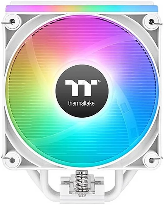 خنک کننده پردازنده تک برج Thermaltake ASTRIA 200 ARGB Lighting، سازگار با جدیدترین پردازنده های Intel LGA 1700 و AMD AM5، پشتیبانی از توان خنک کنندگی تا 210W TDP، سفید | CL-P137-AL12SW-A - تصویر 2 خنک کننده پردازنده تک برج Thermaltake ASTRIA 200 ARGB Lighting، سازگار با جدیدترین پردازنده های Intel LGA 1700 و AMD AM5، پشتیبانی از توان خنک کنندگی تا 210W TDP، سفید | CL-P137-AL12SW-A - تصویر 2
