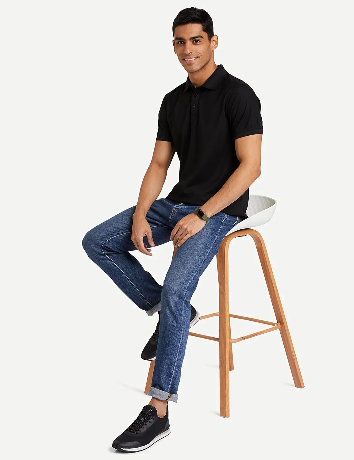 پولوشرت مردانه دنیکلو، مدل ساده و اندازه معمولی