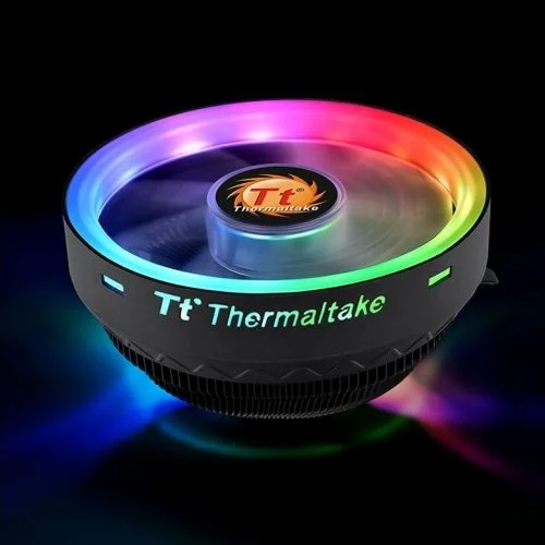 خنک کننده پردازنده Thermaltake UX100 ARGB Lighting، پره های آلومینیومی، توان خنک کنندگی 65 وات، سرعت فن 1800 دور در دقیقه، طول عمر فن 30000 ساعت | CL-P064-AL12SW-A - تصویر 2