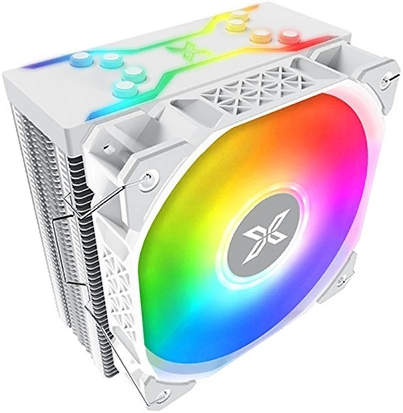 خنک کننده پردازنده Xigmatek Air-Killer Pro Arctic، سرعت فن 1800 دور در دقیقه، جریان هوای 82.2CFM، بلبرینگ هیدرولیک، فن aRGB مدل X22A، سطح نویز فن 25.3 dBA، کانکتور فن 4 پین (PWM)، سفید | EN47925 - تصویر 2
