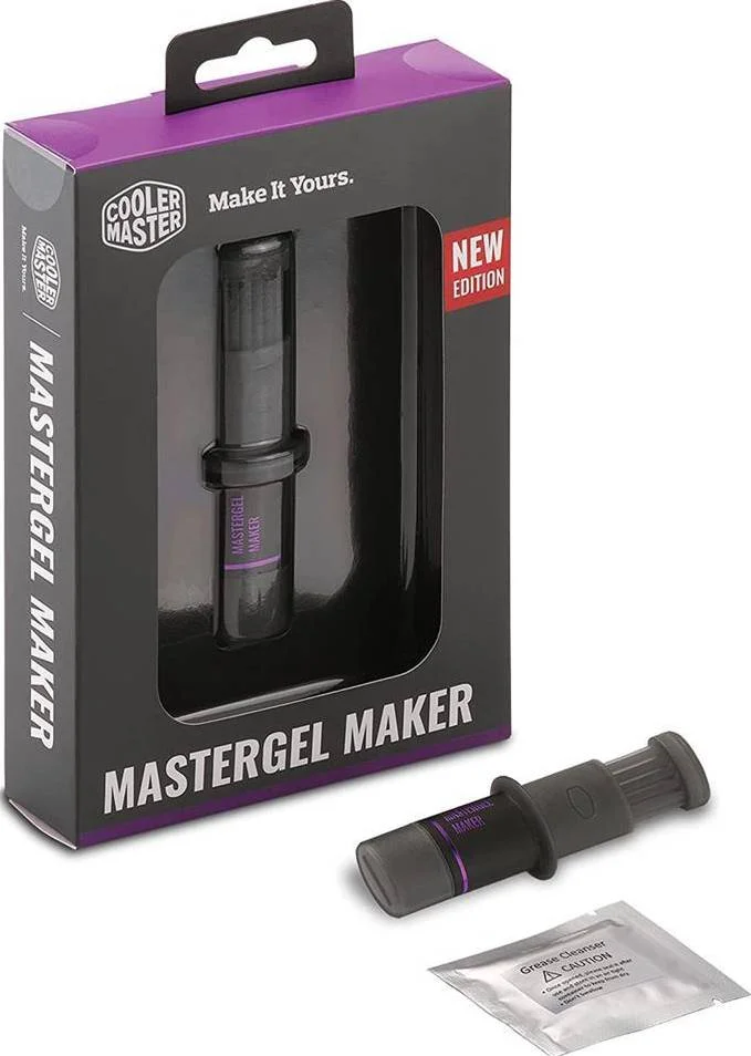 گریس حرارتی کولر مستر MasterGel Maker، رسانایی بالا 11 W/m-k، سرنگ با نازل تخت برای سهولت استفاده، حجم 1.5 میلی لیتر، وزن مخصوص 2.6 (g/cm3) | MGZ-NDSG-N15M-R2