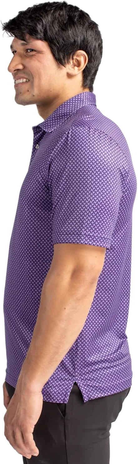 پولوشرت مردانه کاتر اند باک مدل Pike Banner Print Stretch Polo