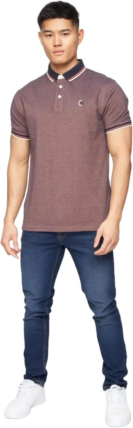 پولوشرت مردانه کراس‌هچ مدل Britmane (S) (خاکستری)