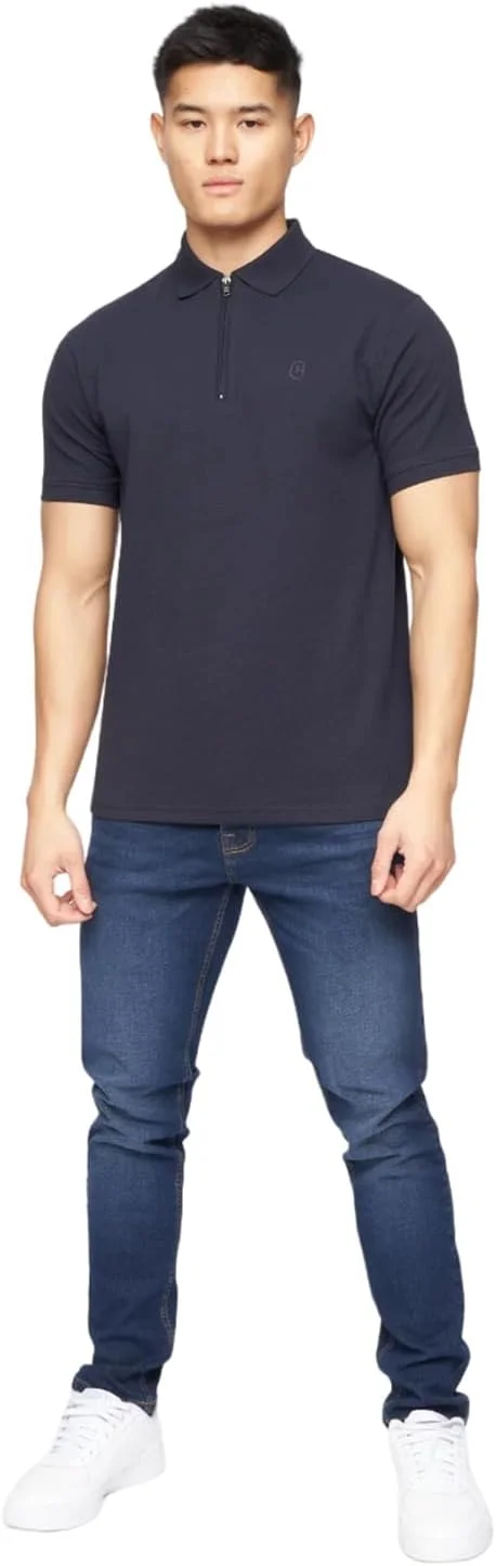 پولوشرت مردانه Crosshatch - TELEPART - سرمه ای، سایز S