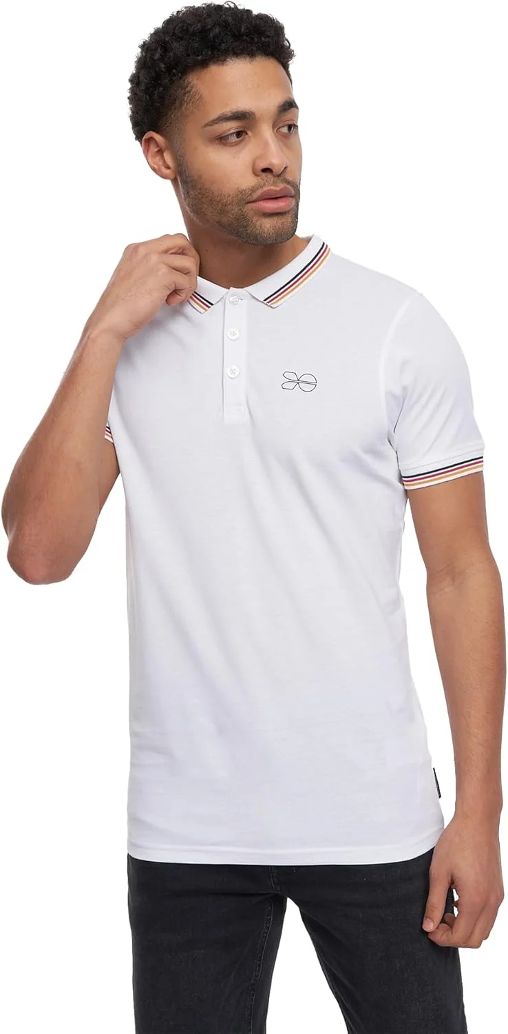 پولوشرت مردانه Crosshatch مدل Vellamort (S) (آبی)