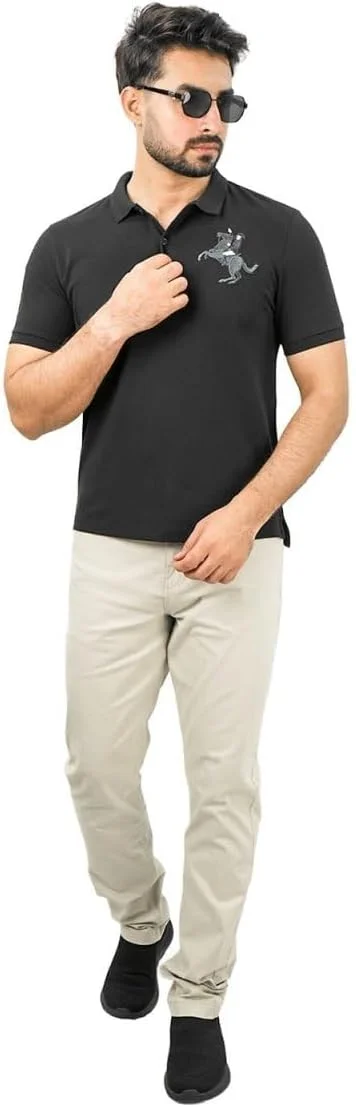 پولوشرت آستین کوتاه مردانه مدل ناپلئون