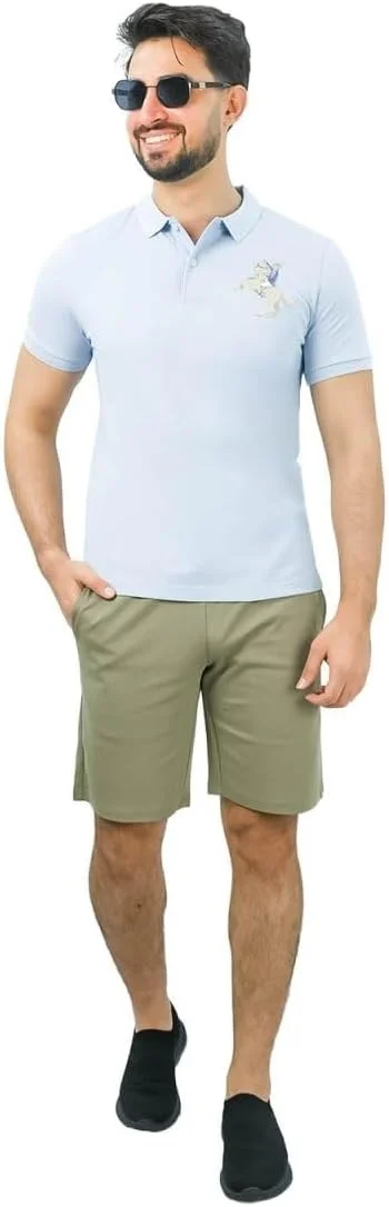 پولوشرت آستین کوتاه مردانه مدل ناپلئون