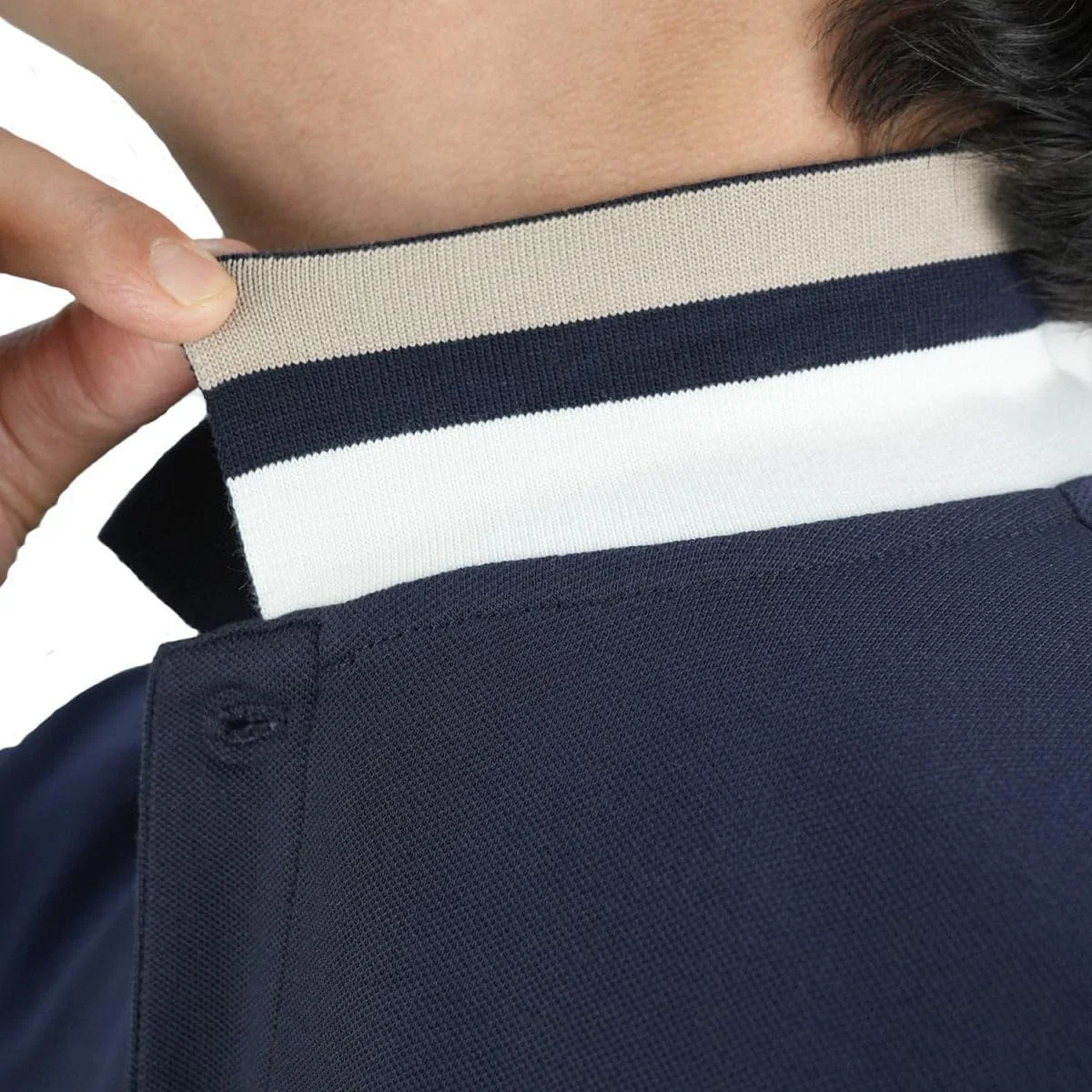 پولوشرت آستین کوتاه مردانه اسلیم فیت نخی