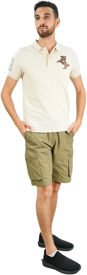 پولوشرت آستین کوتاه مردانه مدل ناپلئون