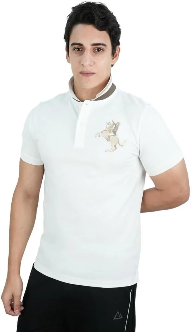 پولوشرت آستین کوتاه مردانه مدل ناپلئونی