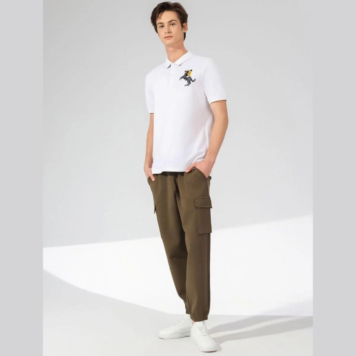 پولوشرت آستین کوتاه مردانه مدل ناپلئون