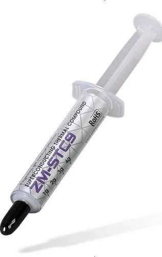 خمیر حرارتی زالمن STC9، 4 گرمی، ترکیبات عالی برای تمام پردازنده ها، هیت سینک خنک کننده پردازنده، PS5، Xbox، کنسول بازی، GPU، فناوری تراکم میکرو پرکننده فوق رسانا، 9.1 W/m-k، خاکستری | ZM-STC9